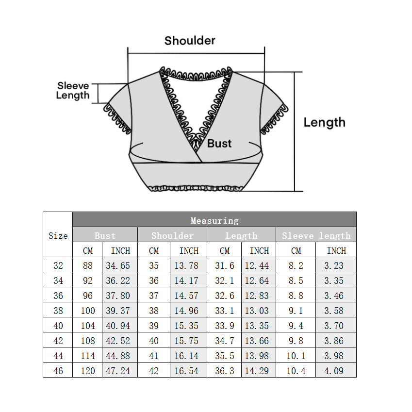 Damen V-Ausschnitt Dirndlbluse Schön Trachtenbluse Weiß 32-46（21JB28）