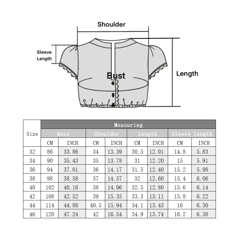 Damen Trachtenbluse Metallknöpfen Kragen Spitze Weiß 34-44（22JB115）